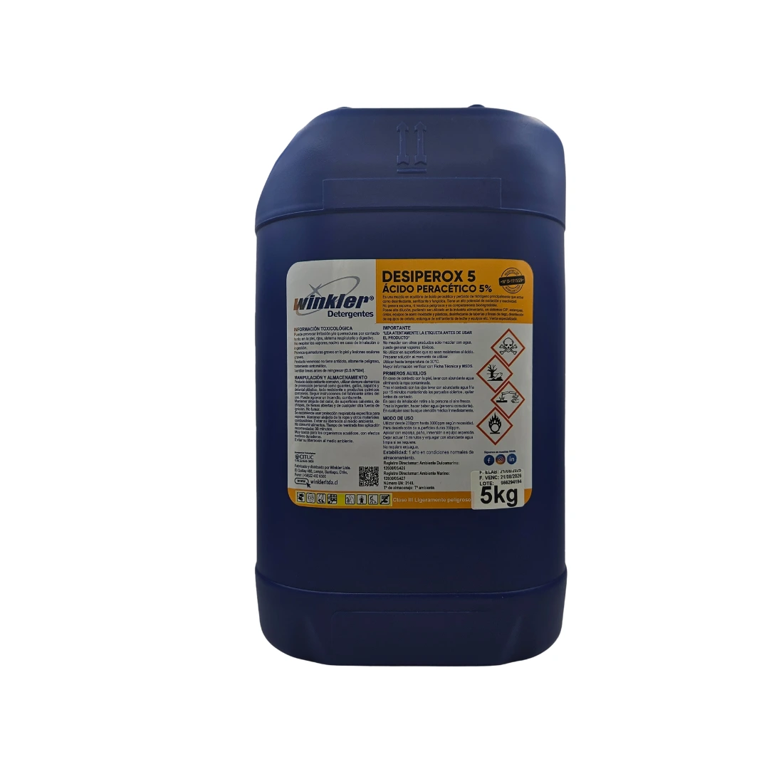 Ácido Peracético al 15% - Desiperox 5 Kg