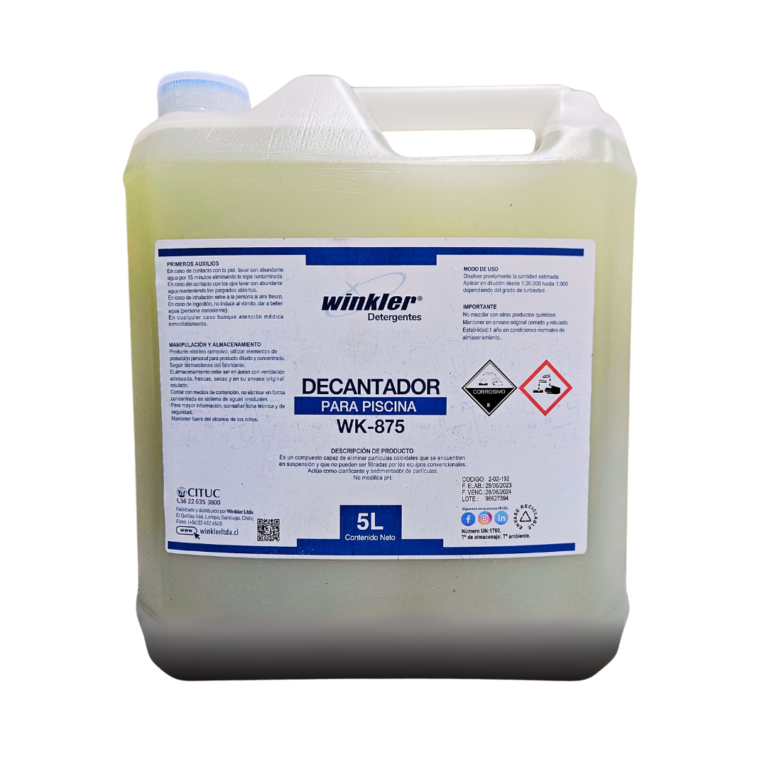 Decantador de Piscina WK-875 - Winkler - 5 Litros